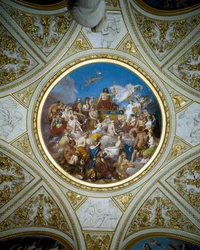 Olympus, plafond de la salle de l